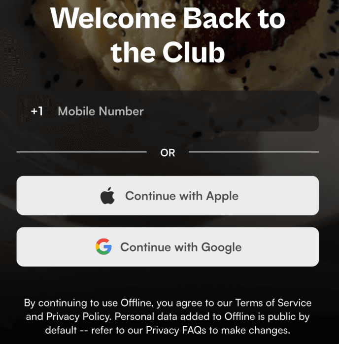 How do I log in to the app? screenshot