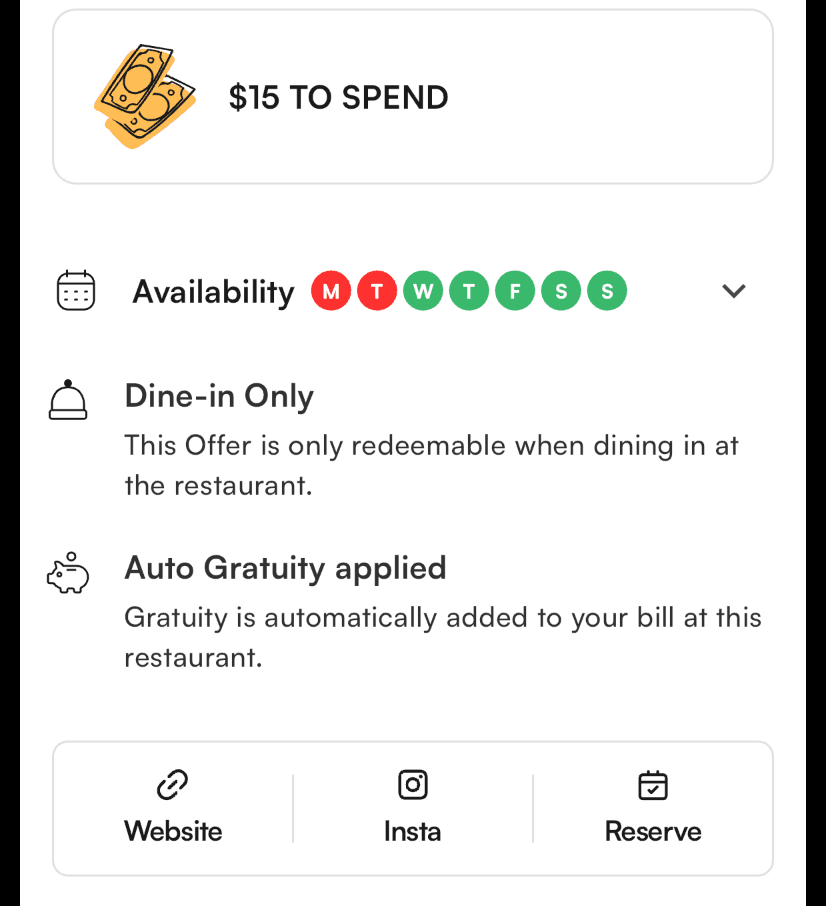 What's up with Auto-Gratuity? screenshot
