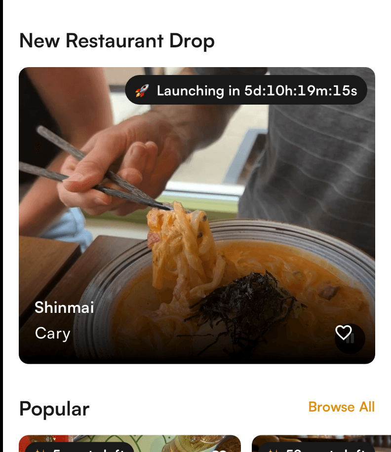 How often are new restaurants added? screenshot
